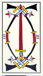 tarot psychologique 3 epees